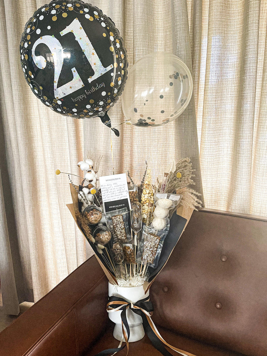 Birthday Hamper Delivery Sydney Birthday Bouquet Gift with Balloons