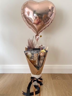 Modern Twist Valentine's Day Bouquet Balloon Hamper Range